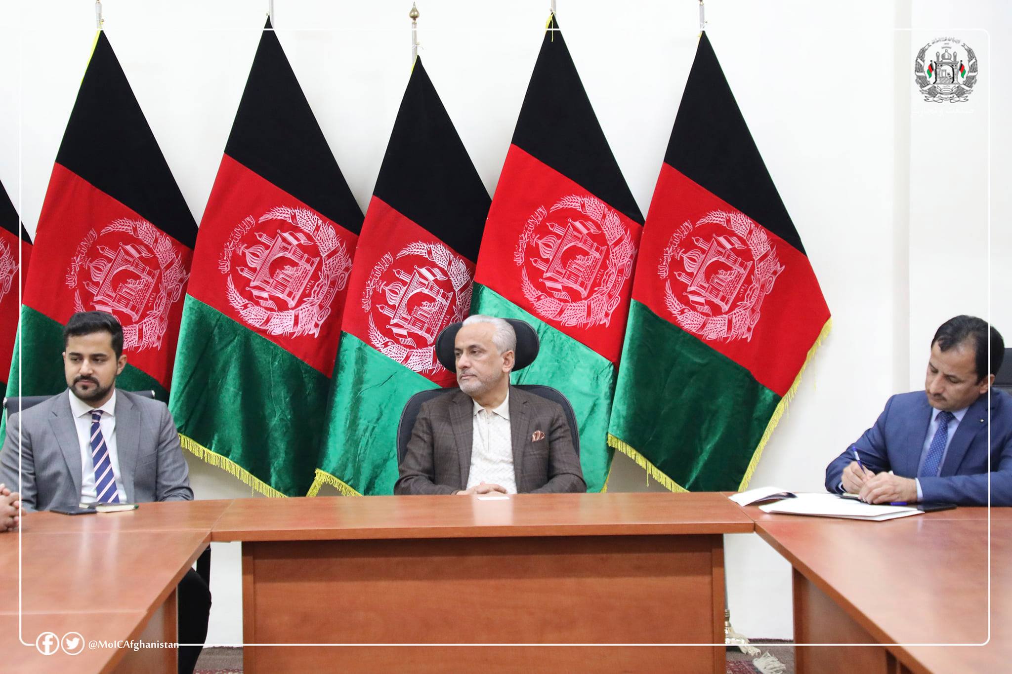 د ساختمانې شرکتونو د اتحاديې مدیره هئیت سره لیدنه