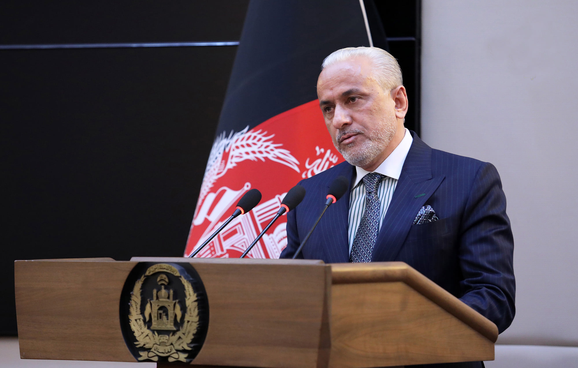 محترم نثاراحمد غوریانی نامزد وزیر و سرپرست وزارت صنعت و تجارت جمهوری اسلامی افغانستان با حضور در خانه ملت, برنامه های کاری خود را تشریح نمود