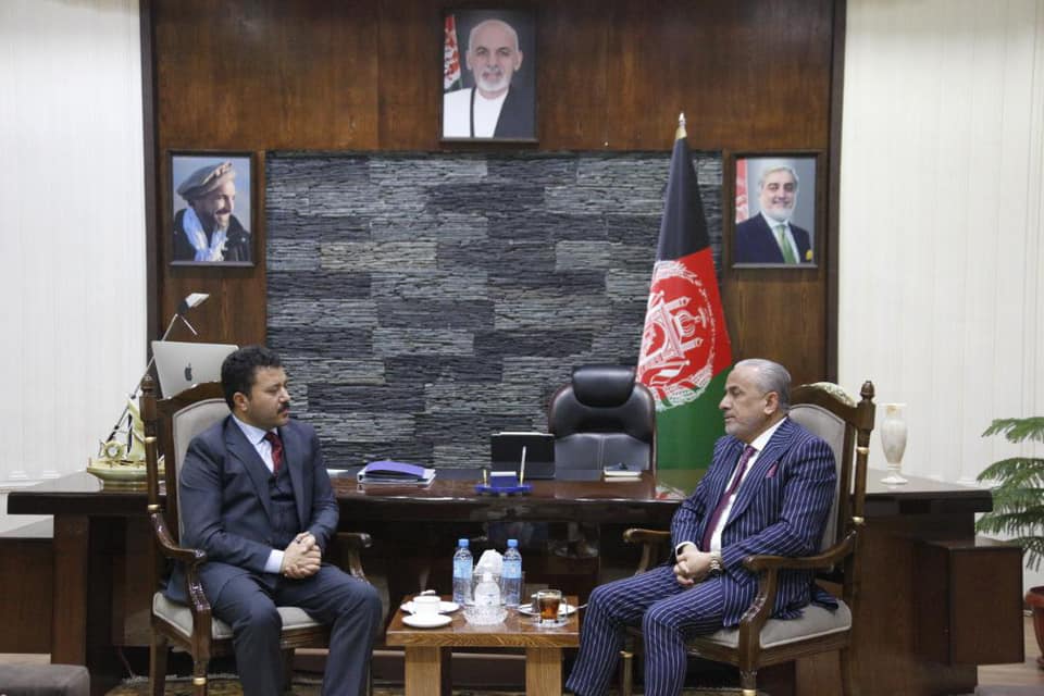 دسولې دعالي شورا له لومړي مرستیال سره دصنعت او سوداګرۍ وزارت دوزیر لیدنه