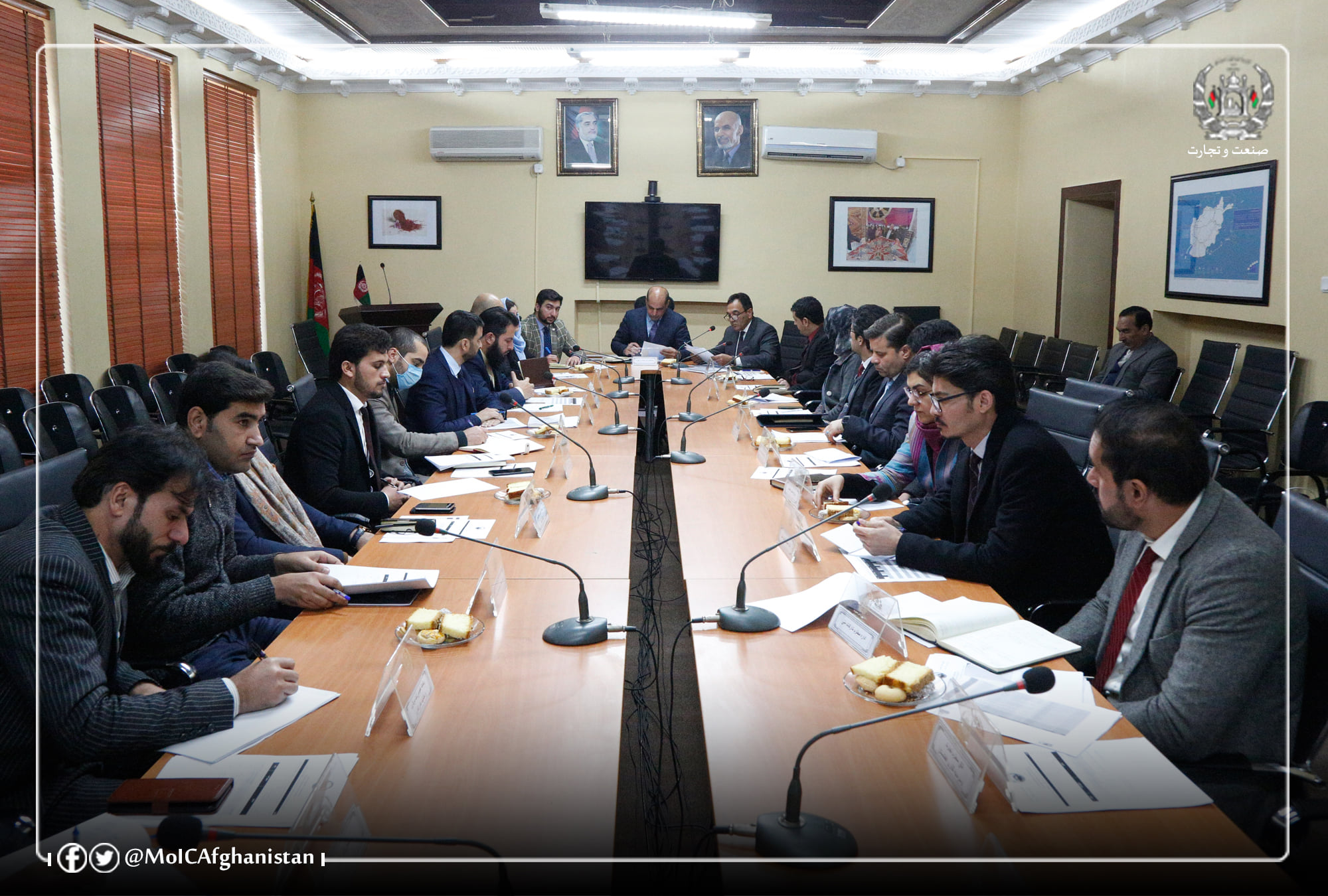 د لوړې کچې بین الوزارتی کمیټې او سوداګریزو آسانتیاوو تړون نهمه عالي ناسته ترسره شوه