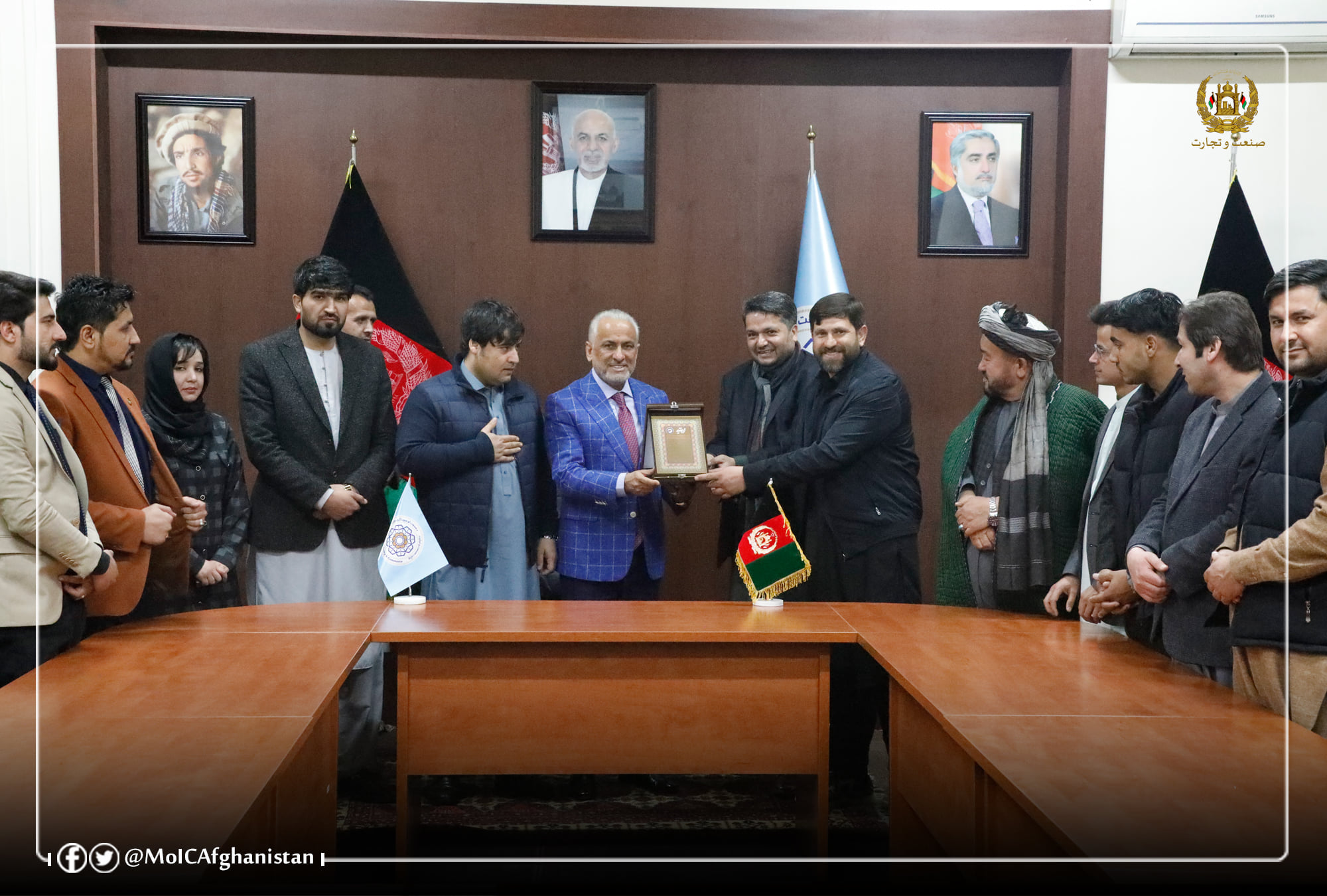 دافغانستان دسوداگرو اوپانګوالو داتحادیې لخوا دصنعت او سوداګرۍ وزیر له کنو څخه ستاینه