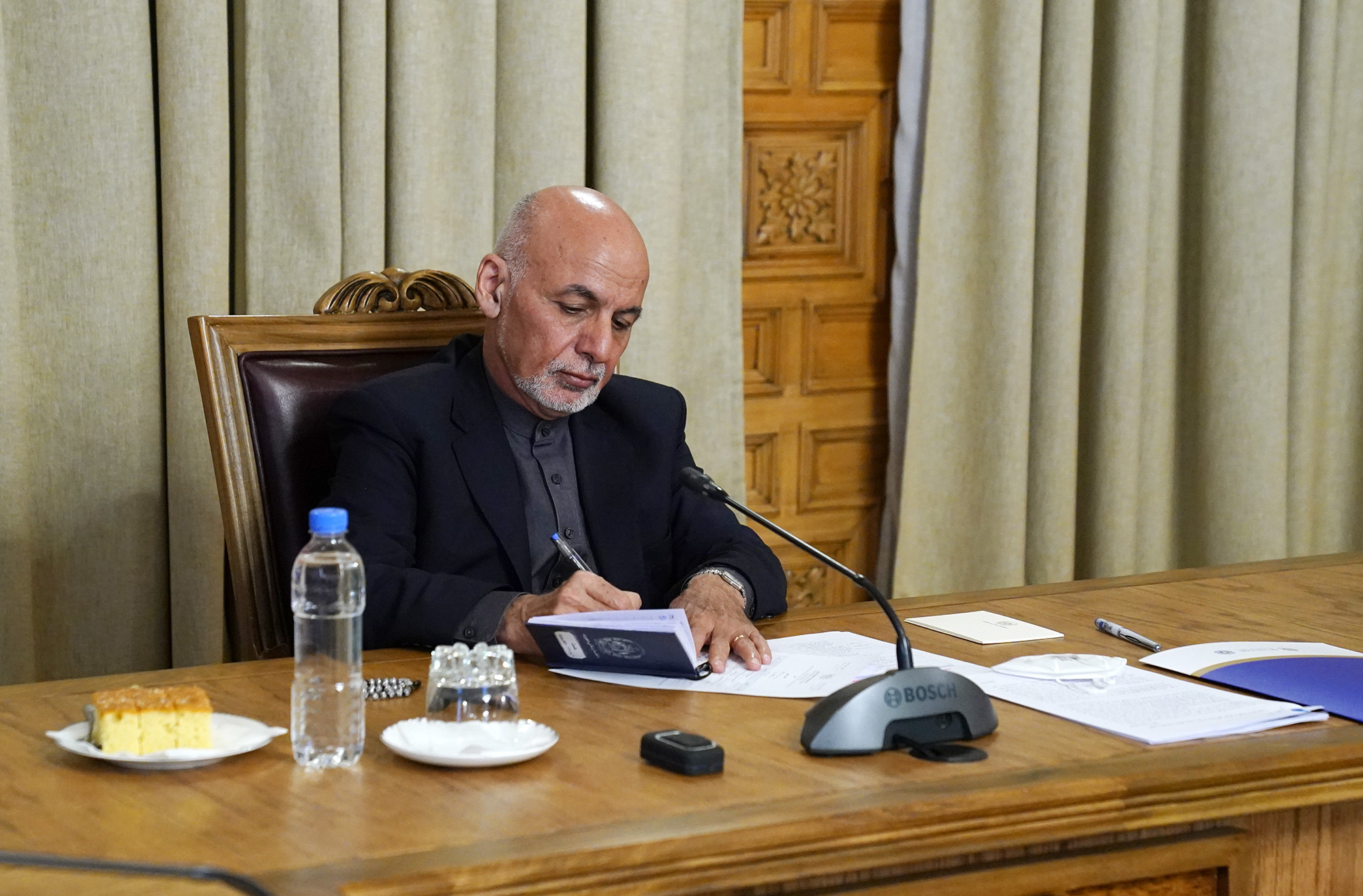 جلسه رهبری حکومت تحت ریاست رئیس جمهور غنی دایر شد