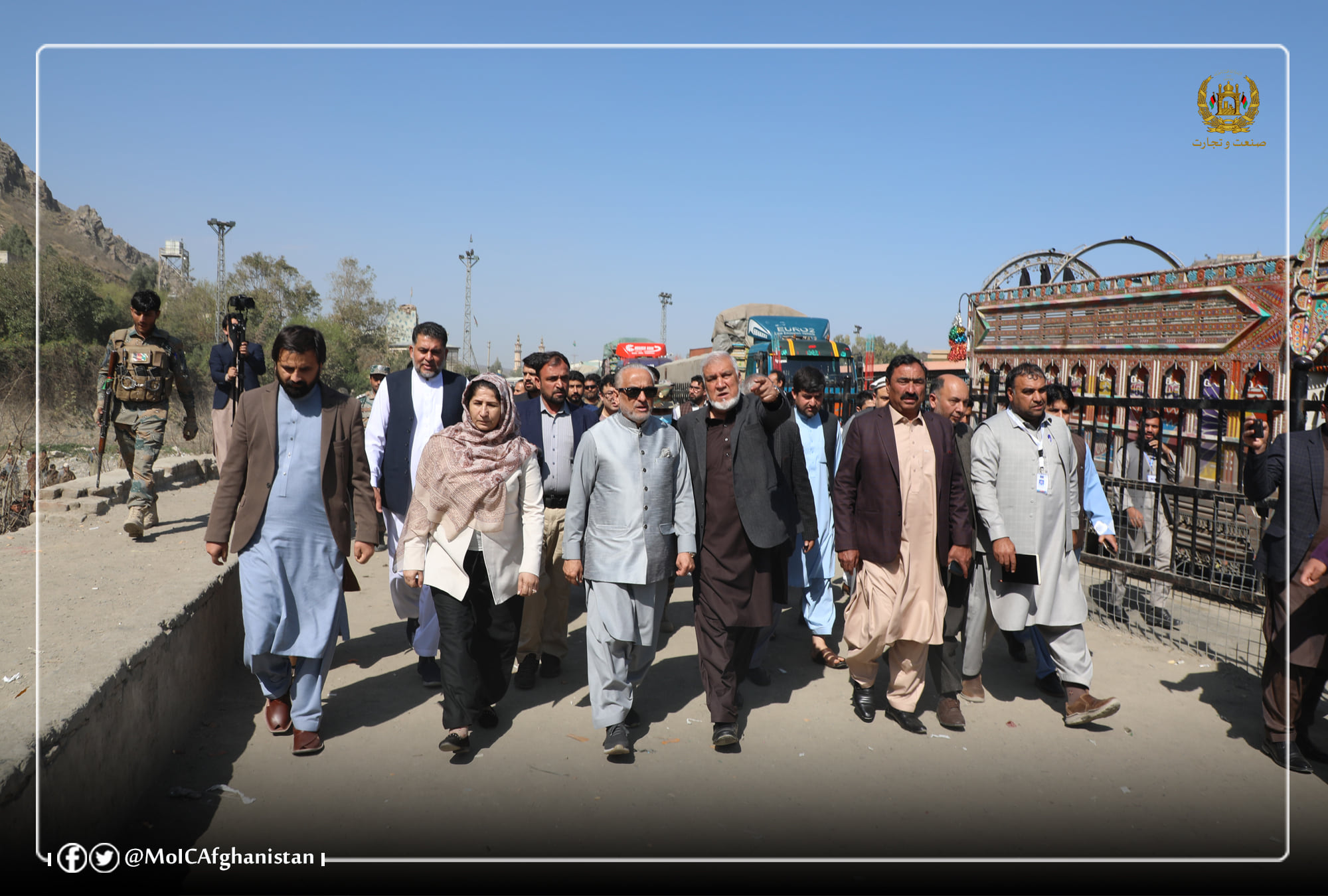 بازدید وزیر صنعت و تجارت از بندرتورخم