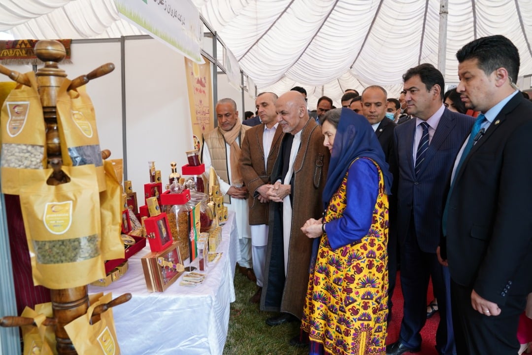 افتتاح نمایشگاه «جشن نوروزی» از سوی جلالتماب محترم رئیس جمهور اسلامی افغانستان 