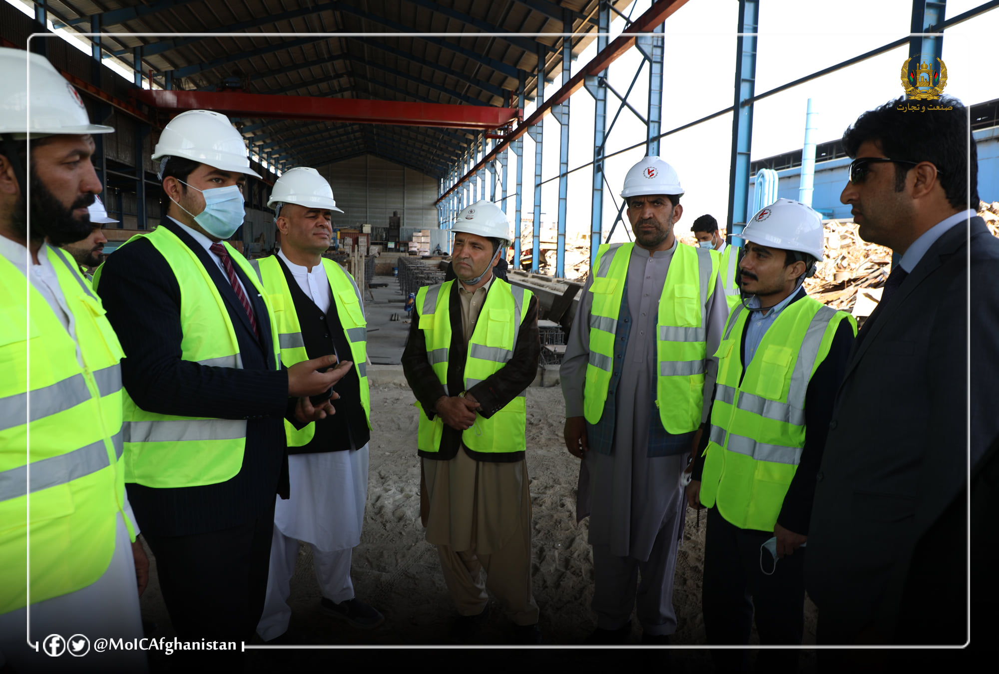 Deputy Minister of Industry and Commerce visits two steel mills