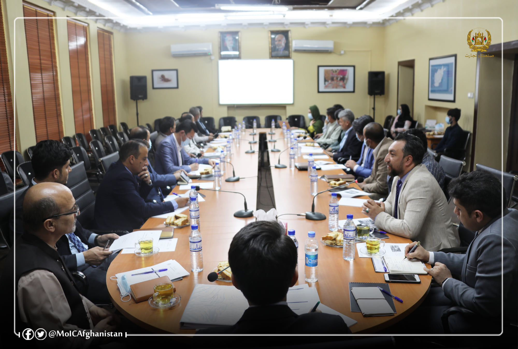 Holding the 4th High-Level meeting of the Business Improvement Group in Afghanistan