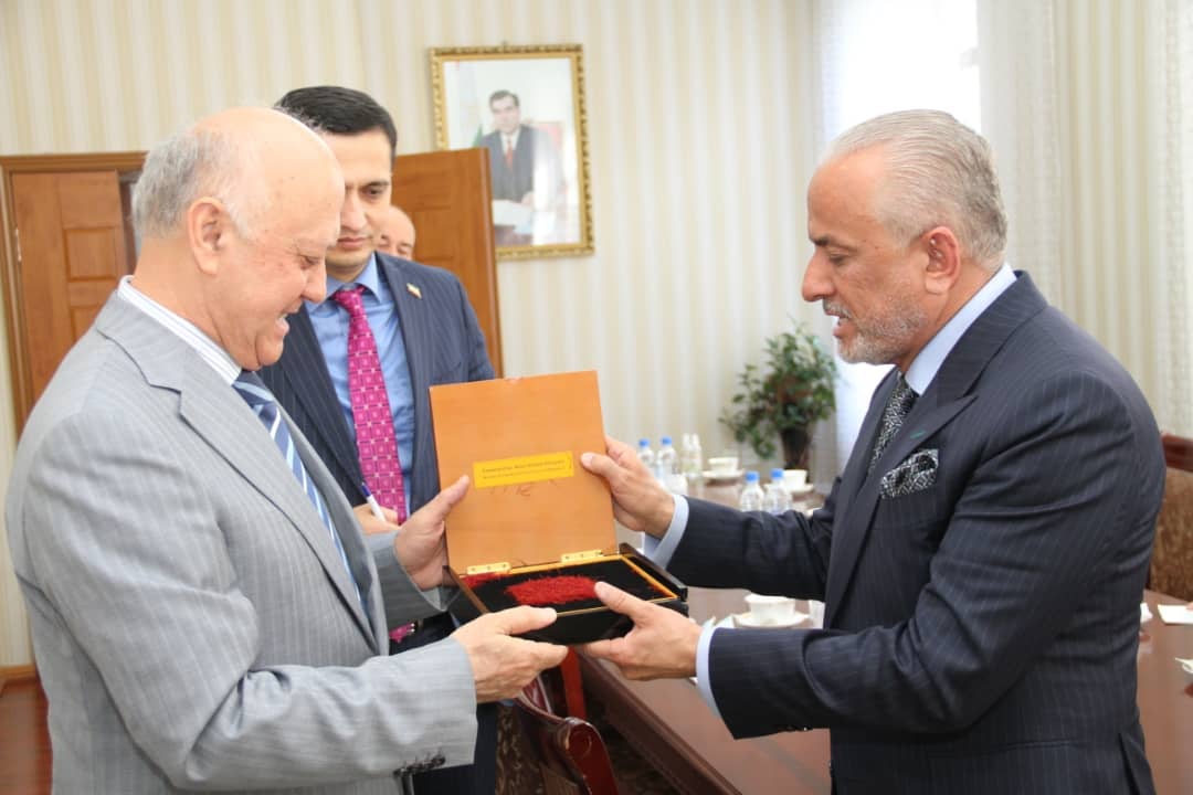 دیدار وزیر صنعت و تجارت با رئیس آژانس دولتی ذخایر ستراتیژیک تاجیکستان