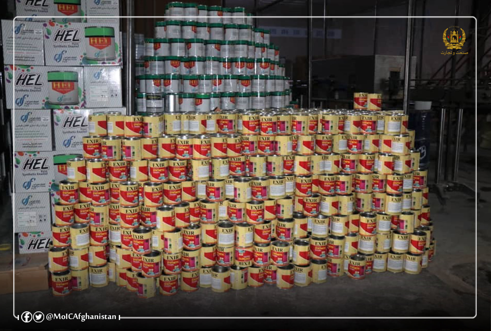 Production of more than 80 types of paints in Herat province