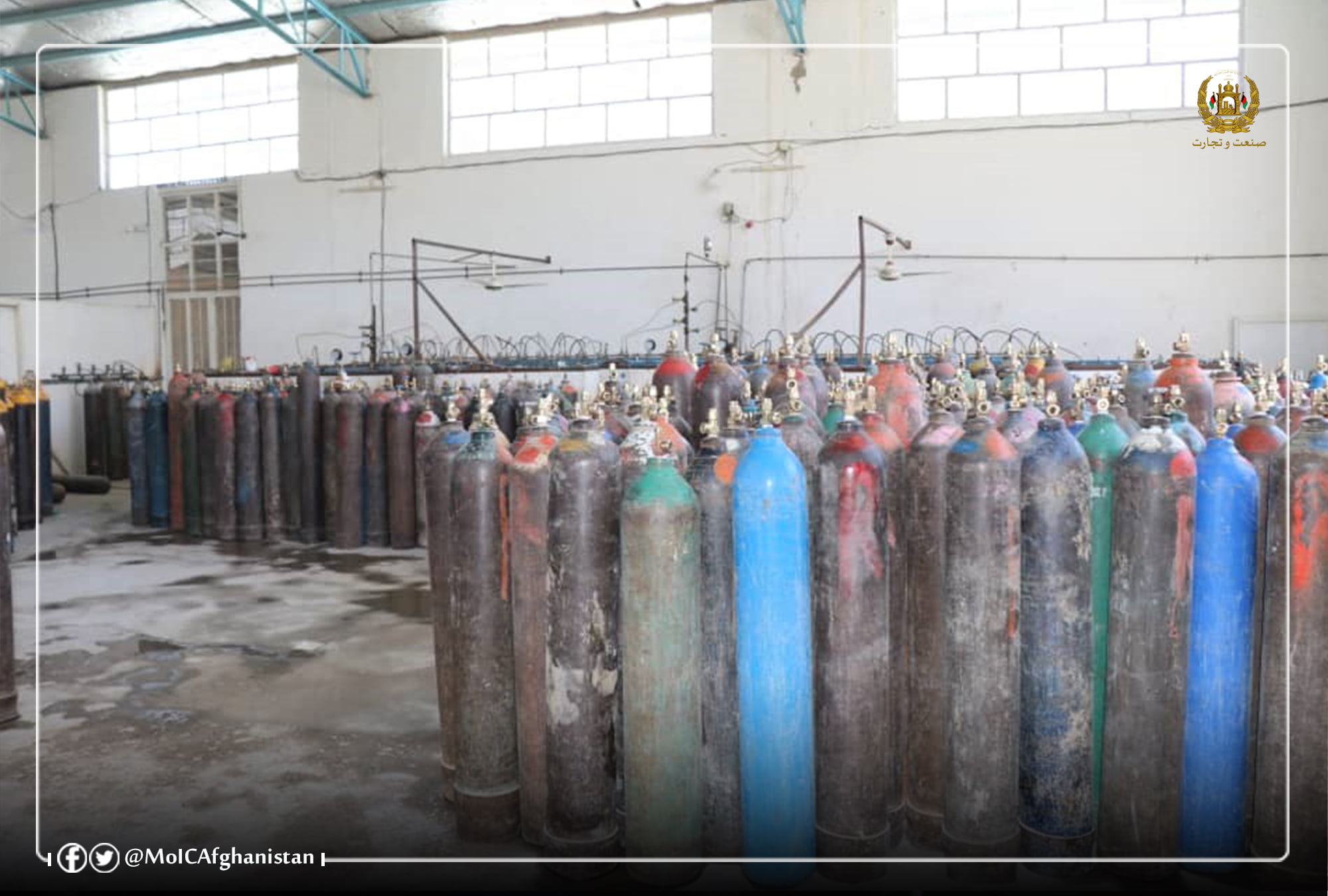 A private company donated 3,500 oxygen capsules to people in COVID-19 hospitals