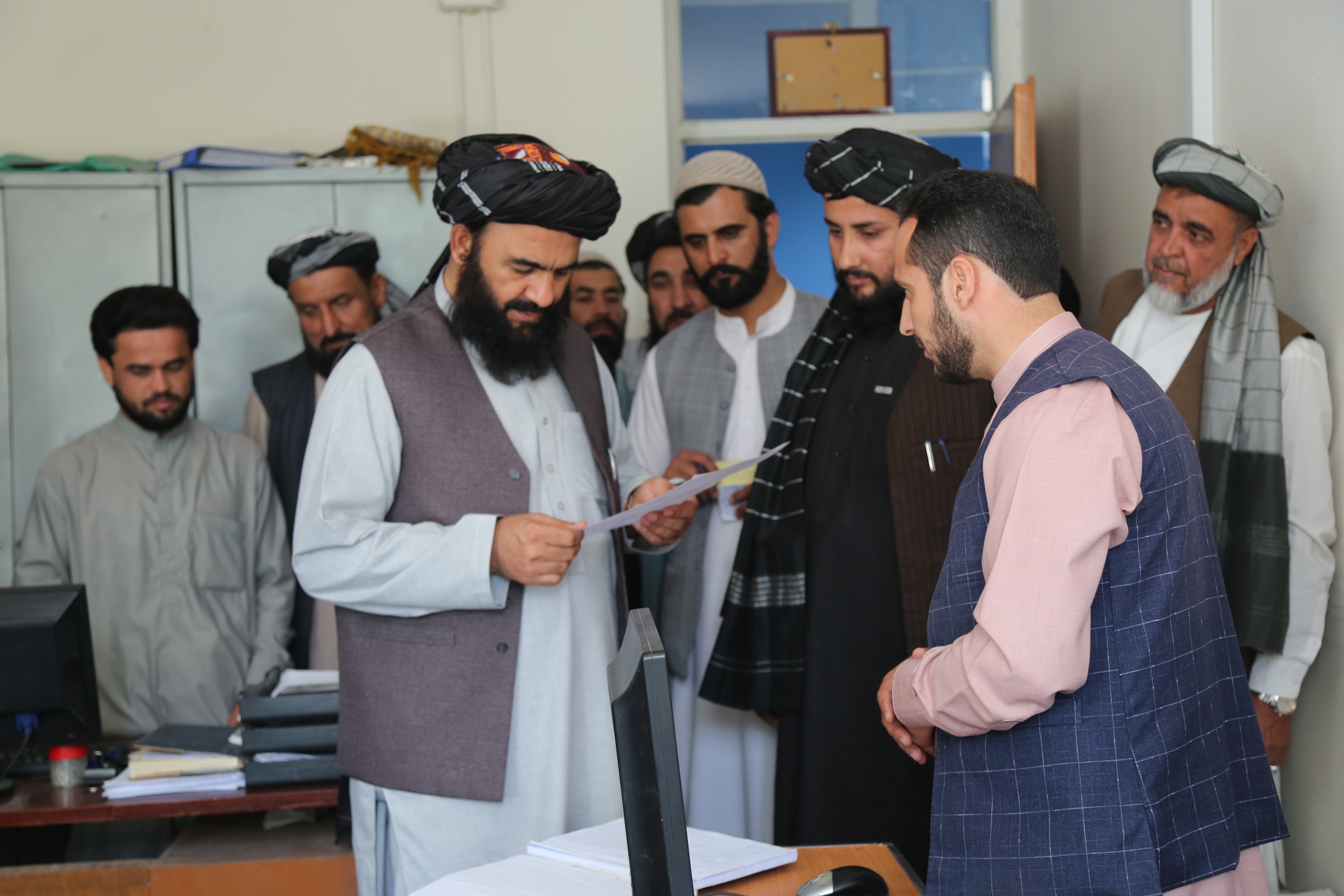 دیدار با کارمندان ریاست صنعت و تجارت ولایت بلخ