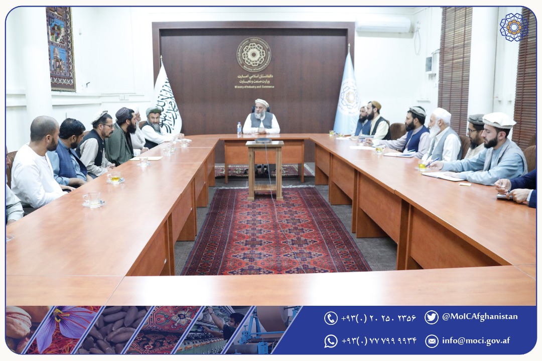 دیدار سرپرست وزارت صنعت و تجارت با صنعت‌کاران و تاجران پکتیا