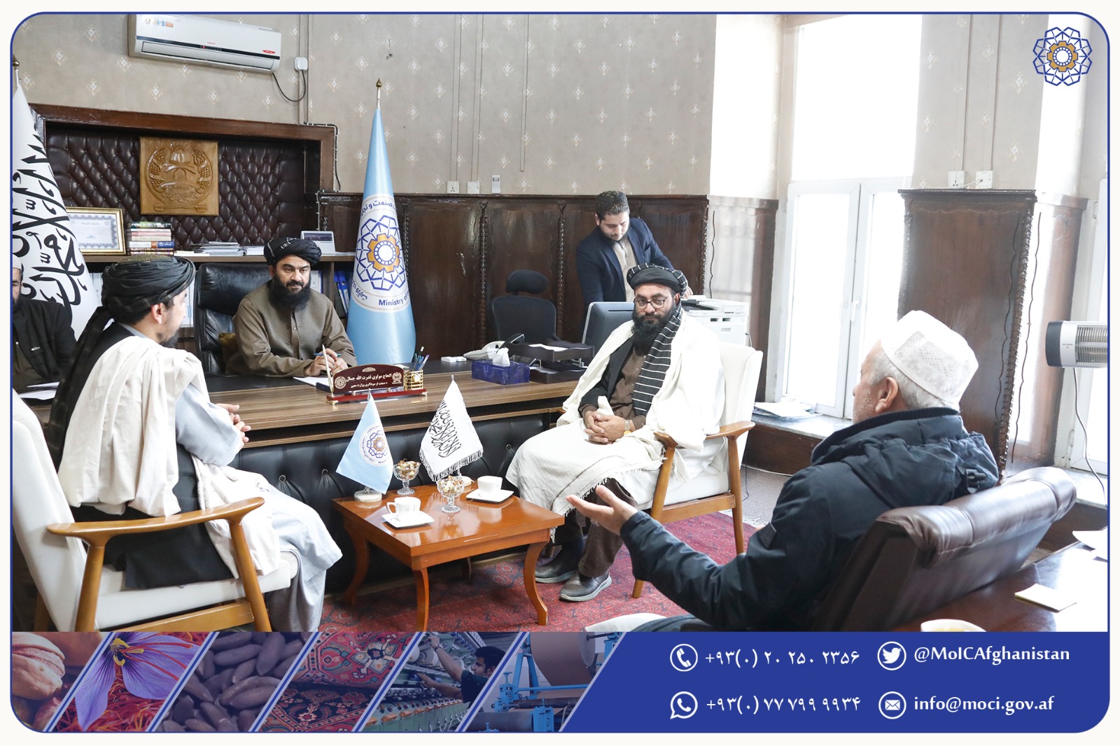 دیدار محترم مولوی قدرت‌الله جمال با رئیس کابل – مسکو