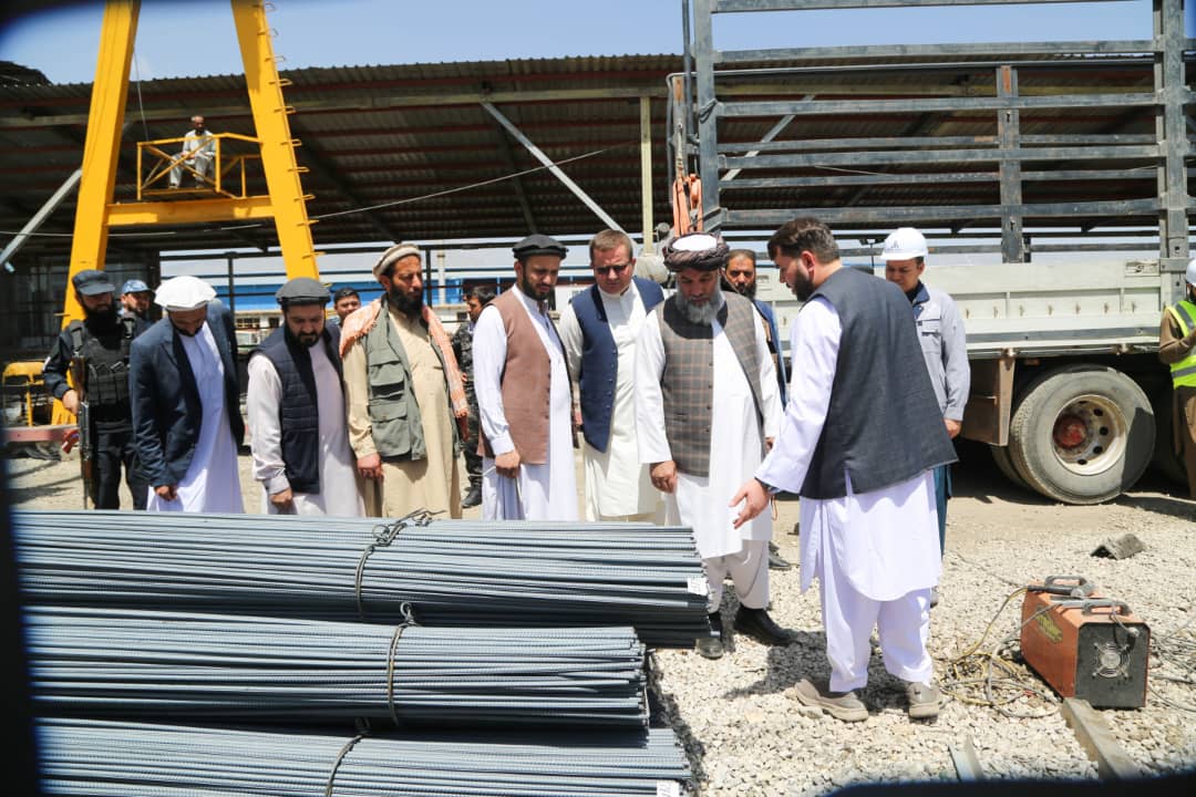 بازدید محترم الحاج عزیزی از کارخانه ذوب‌آهن ملت ستیل