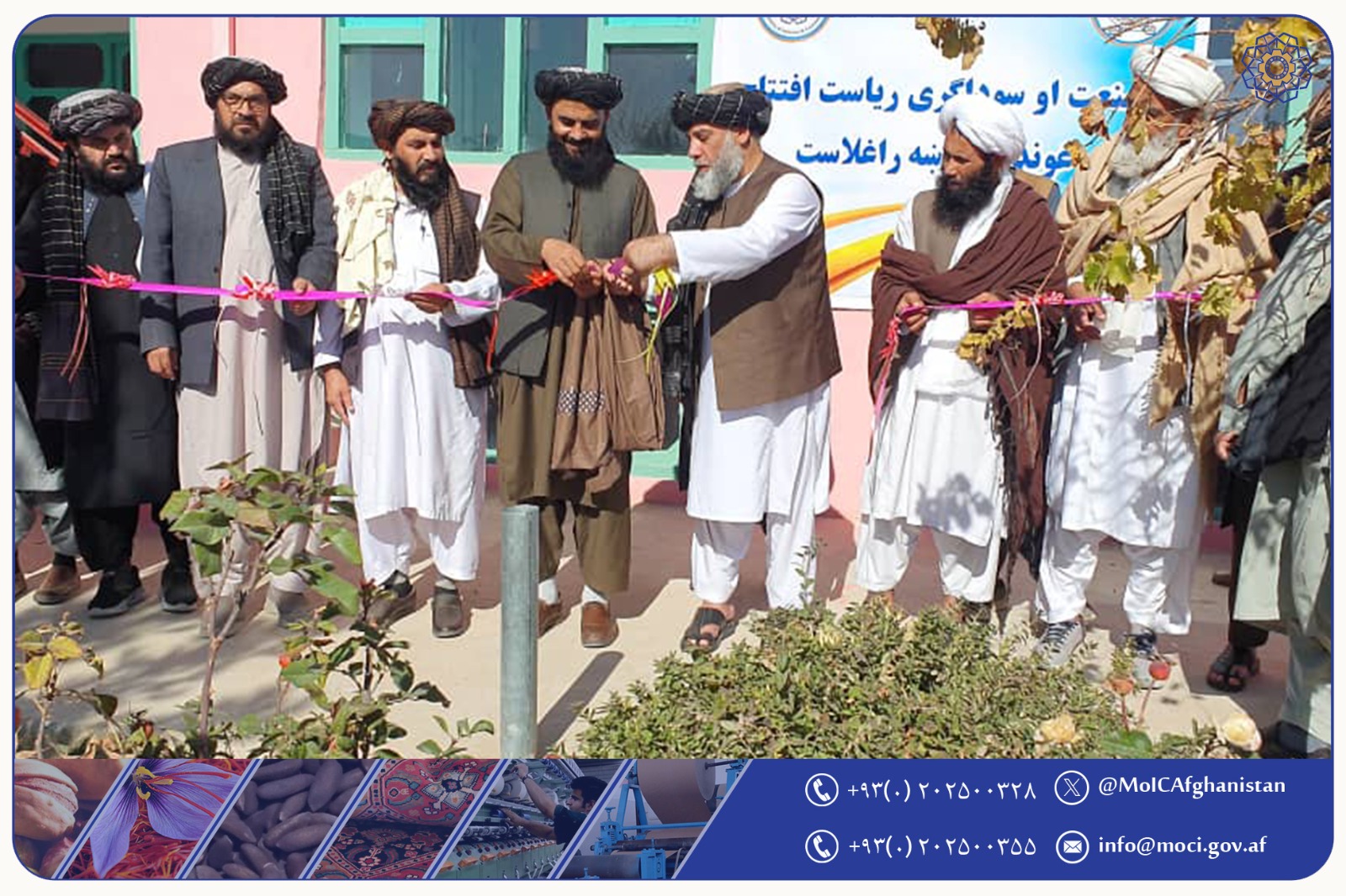 په زابل ولایت کې د صنعت او سوداګرۍ ریاست پرانستل شو