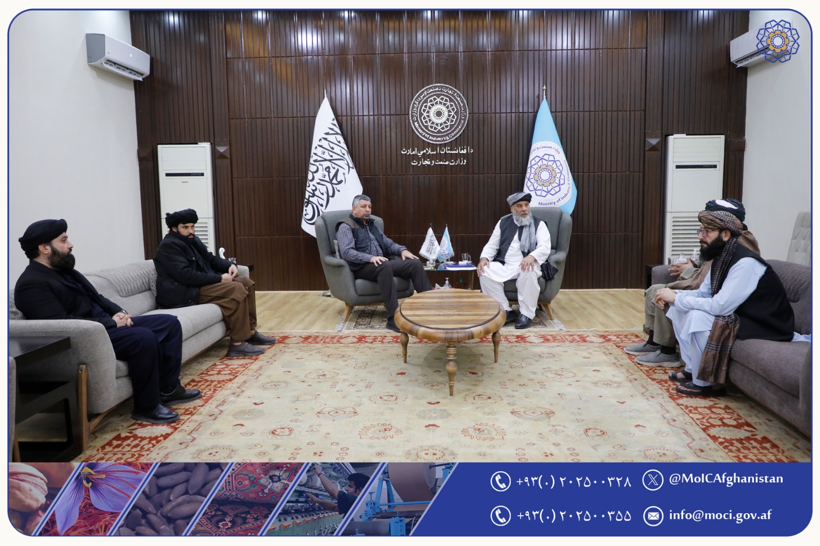 علاقه‌مندی سرمایه‌گذار اردنی به سرمایه‌گذاری در افغانستان