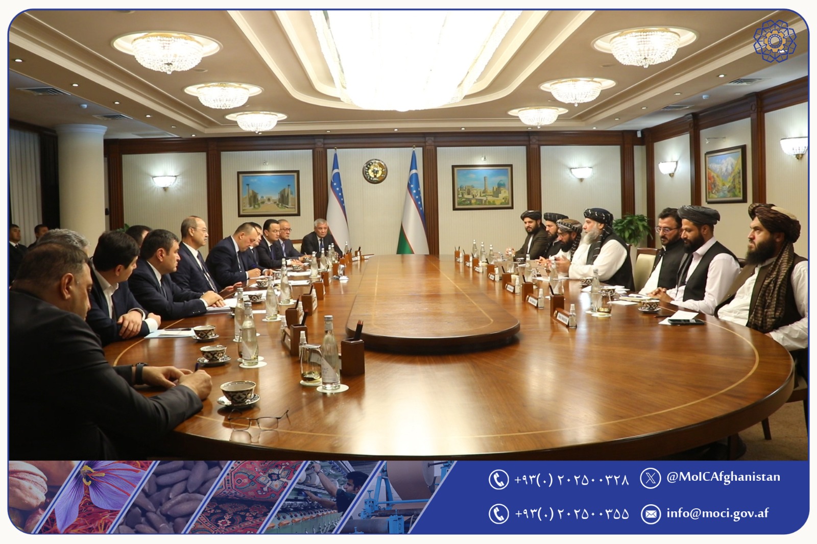 ملاقات وزیر صنعت و تجارت با صدراعظم جمهوری اوزبیکستان