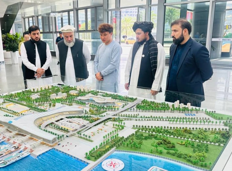وزیر صنعت و تجارت افغانستان از تأسیسات کلیدی اقتصادی شهر هاینان بازدید کرد